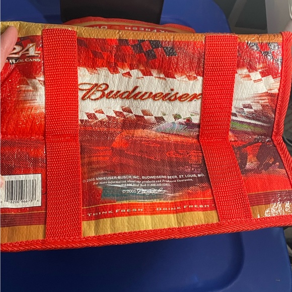 Kolder Case 2005 Nascar Budweiser Dale Earnhardt Jr 24 Can Zipper Cooler vintage - Picture 4 of 9